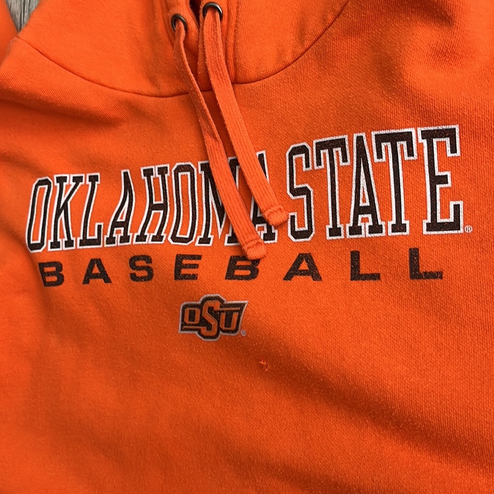 Oklahoma State Cowboys Fanatics Baseball‎ Pullover Hoodie - Orange OSU Size: XL